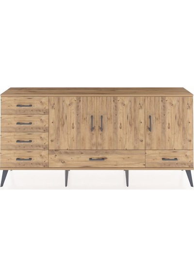 Arges Konsol 4 Raflı 6 Çekmeceli 3 Kapaklı 176x30x83 Çam-çam/çam Çam/çam Arges Konsol 4 Raflı 6 Çekmeceli 3 Kapaklı 176x30x83 Çam-çam/çam Çam/çam