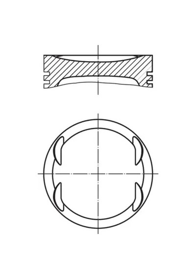 Piston Segman - Alfa Romeo Gtv, 156, Spider, 166 - Koneks-200430 35765157