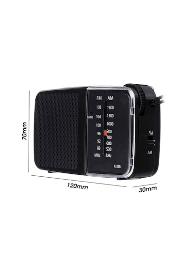 Knstar K-258 Cep Tipi Taşınabilir Am - Fm Yeni Seri Radyo