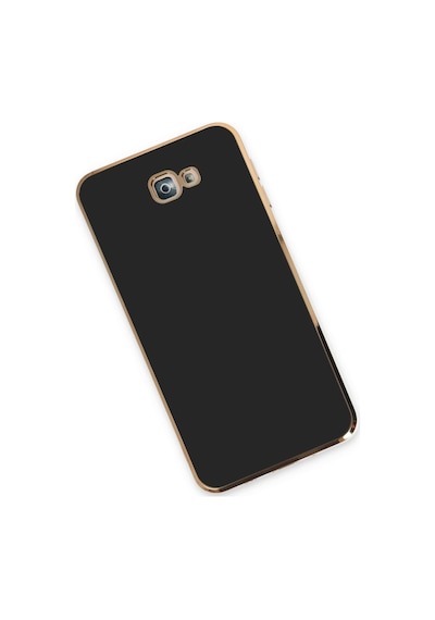 Muratech Newface Samsung Uyumlu Galaxy J7 Prime Kılıf Volet Silikon - Siyah
