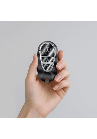 Mercedes 2021 2025 C E S Glc Cle Eqe Eqs Sl Serisi Uyumlu Smart Key Koruyucu Dekoratif Sticke Standart