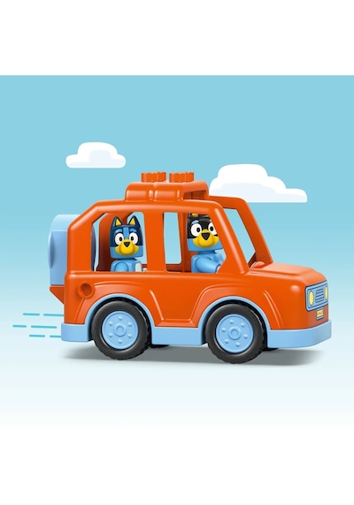 LEGO® DUPLO® Bluey: Bluey ile Dondurma Gezisi 10458 - 2 Yaş ve Üzeri Çocuklar için Araç İçeren Oyuncak Yapım Seti (22 Parça)