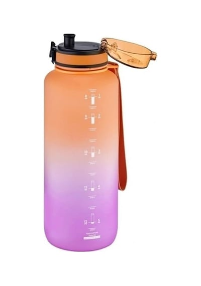Uzspace Tritan Su Matarası 1500Ml Vgn3056 Turuncu Mor