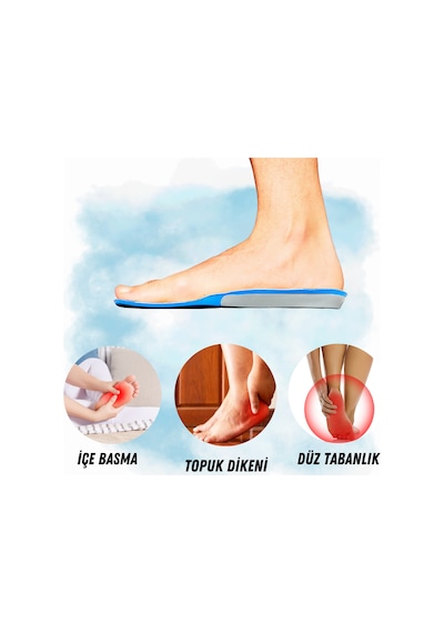 Magicfoot Reliefsupport Doğru Duruş Tabanlığı - Topuk Dikeni - Düz Tabanlık Ve İçe Basma Sorunları Önleyici