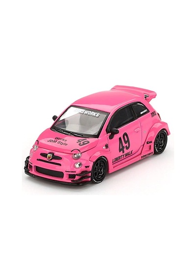 Mini Gt 1:64 Abarth 595 Lb-works X Abas Works Pink Mgt00851