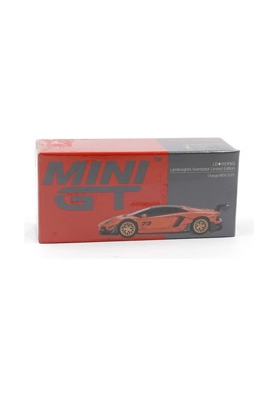 1/64 Lb Works Lamborghini Aventador Limited Edition Orange Mdx 2025