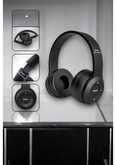Kulak Üstü Tf Kart Ve Aux Destekli Ergonomik Bluetooth Kulaklık - Lisinya