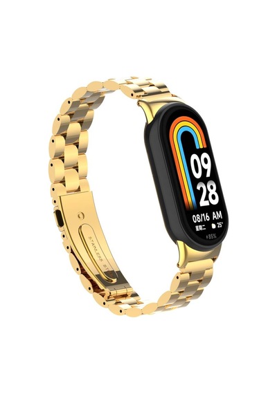 Zore Xiaomi Mi Band 8 Krd-04 Metal Kordon-gümüş