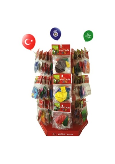 Metalik Renkli Karışık Balon 26cm 100lü Çok Renkli