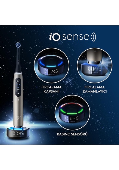 Oral B İo 10 Şarjlı Diş Fırçası Gold + Manyetik Şarj + Seyahat Kabı