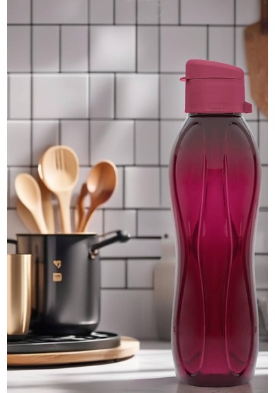 750 Ml Su Matarası Eve, Okula, Spora, İş Yerine Uygun & Su Şişesi & Suluk - Bordo Plastik Bordo Diğer