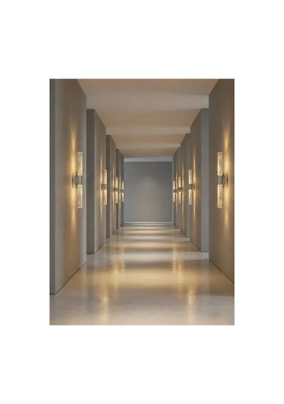 Bubbleflux Small 31 Cm Modern Tasarım Led Aplik - Duvar Lambası - Gümüş - Elektrikli - Günışığı Gümüş Elektrikli
