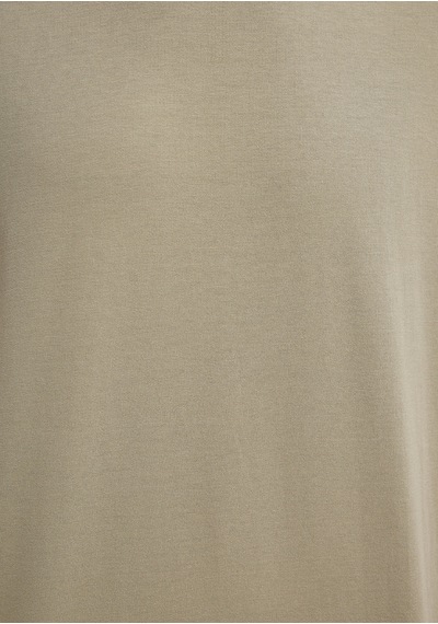 Mavi - Bisiklet Yaka Bej Basic Tişört 0611596-70360 Bej