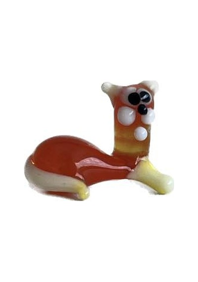 El Yapımı Mini Murano Cam Kedi Biblo A113-05