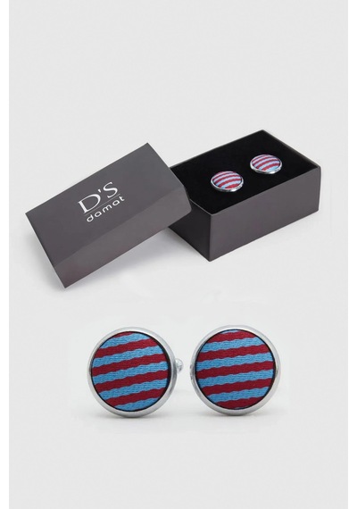 Ds Damat Bordo Mavi Renk Kol Düğmesi 3hf57ortkd001