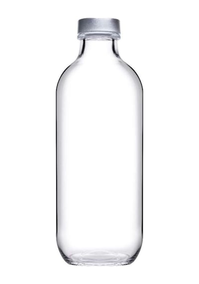 80401 Iconıc Bottle 340 Cc Kapaklı Şişe Beyaz