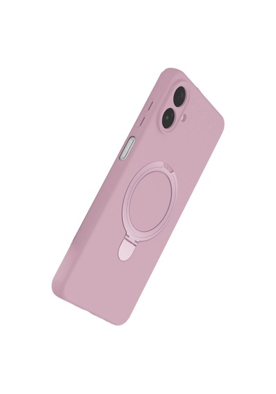 Samsung Galaxy A07 4g Regal Magsafe Standlı Kapak - Açık Pembe 0.2M-Çok Renkli