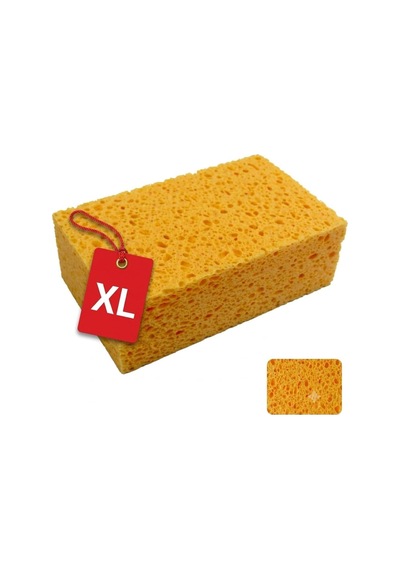Wonkey - Doğal Oto Yıkama Süngeri, Delikli Araba Temizleme Süngeri, Araç Köpüklemek İçin Sünger - 18x12x6 Cm 1