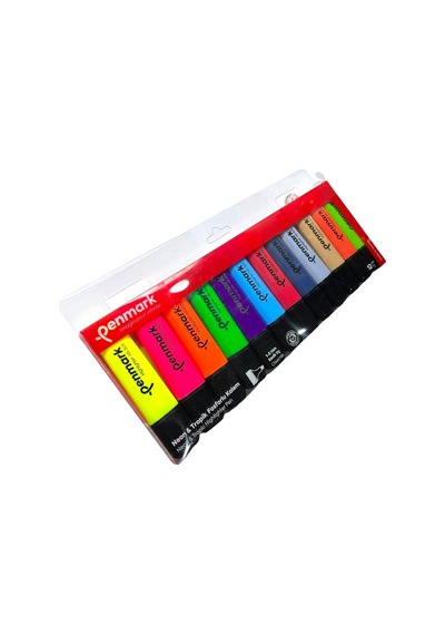 Fosforlu Kalem 12 Li Karışık Renk 6 Neon 6 Tropic Renkler Karışık Renk
