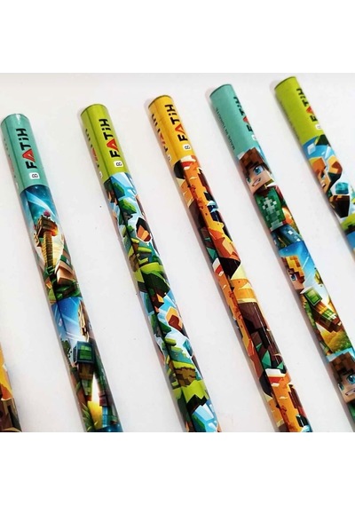 Mini Craft B Jumbo Üç Köşeli Kalem Tutuşunu Kolaylaştıran Kurşun Kalem İster 1 Adet İster 2 Adet İst Karışık Renkler