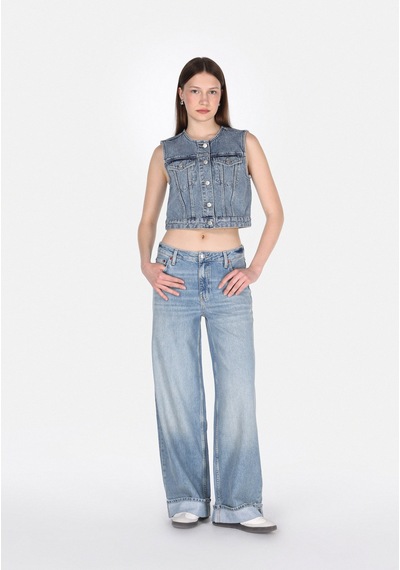 Colin's Colins Slim Fit Kadın Mavi Yelek Cl1074989 Q1.v1 Dn44352 Denim