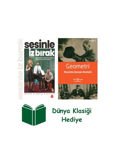 Sesinle İz Bırak + Geometri + Dünya Klasiği Hediye