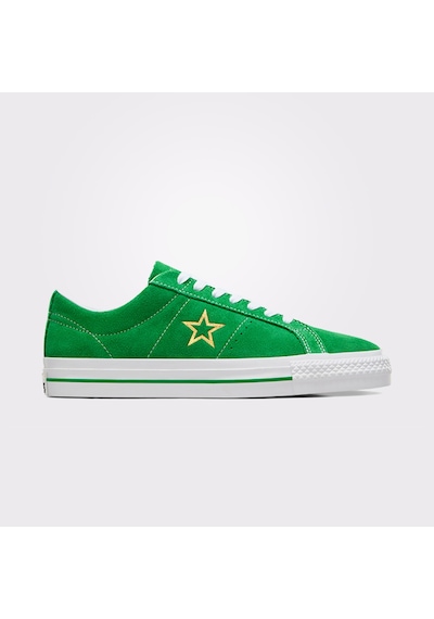 Converse Cons One Star Pro Suede Unisex Yeşil Sneaker