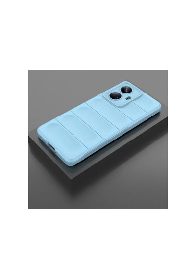 Jenerik Realme 10 Pro 5g Kılıf Optimum Silikon - Sky Blue