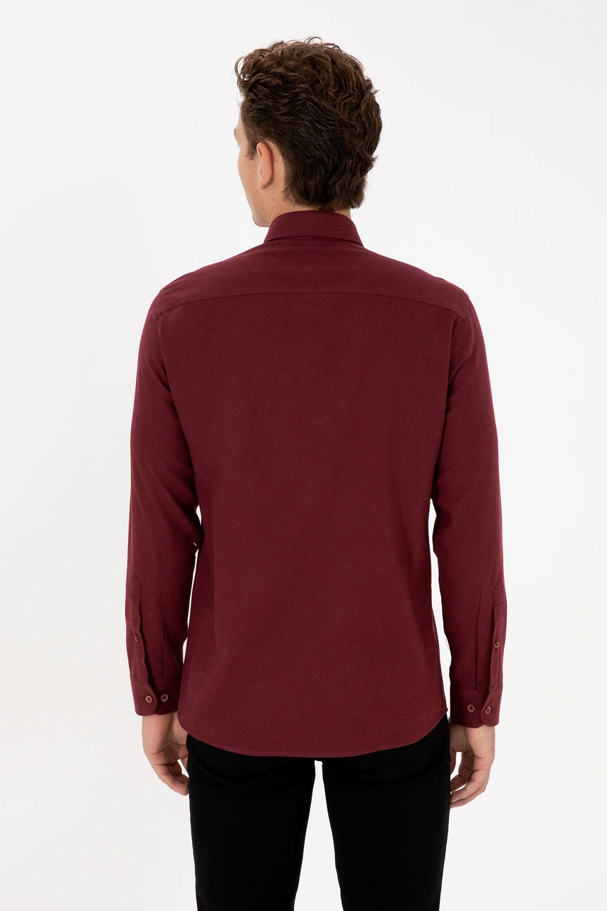 U.s. Polo Assn. Erkek Bordo Gömlek Basic 50316721-vr014 Bordo U.s. Polo Assn. Erkek Bordo Gömlek Basic 50316721-vr014 Bordo