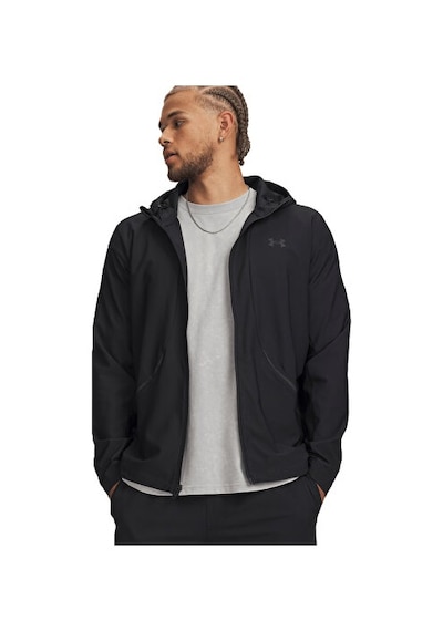 Under Armour Ua Unstoppable Woven Jacket Erkek Günlük Ceket 6014621-001 Siyah Siyah