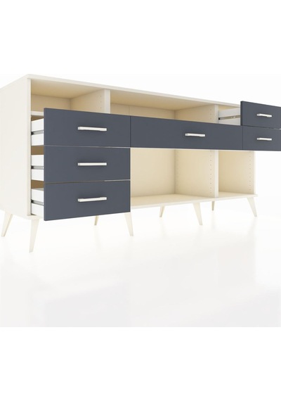 Hyperion Konsol 2 Raflı 6 Çekmeceli 176x44x83 Aytaşı-aytaşı/antrasit Aytaşı/antrasit Hyperion Konsol 2 Raflı 6 Çekmeceli 176x44x83 Aytaşı-aytaşı/antrasit Aytaşı/antrasit