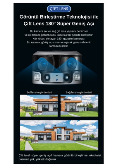 Bester 4k/8mp 4g Simkartlı ,data Hatlı Panoramik Solar Güneş Ener