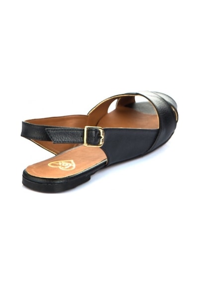 Fox Shoes Siyah Kadın Sandalet 9726106609