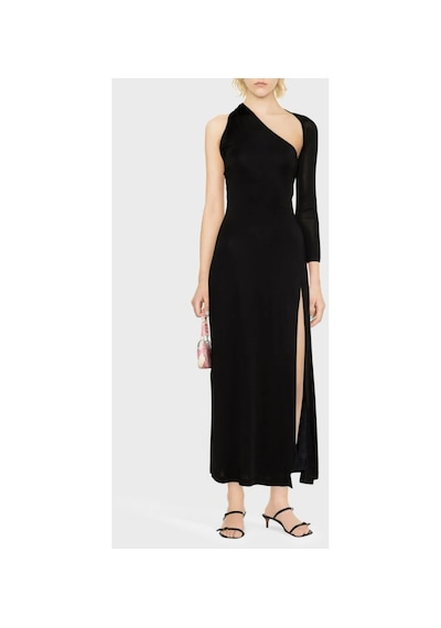 Versace Jeans Couture Bayan Elbise 74hao918 J0049 899 Siyah Siyah