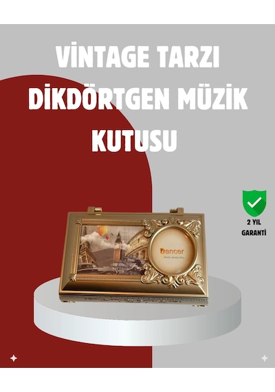 Hubrendy Tekno Kız Çocuk Oyuncak Piyano Görünümlü Balerinli Müzik Kutusu