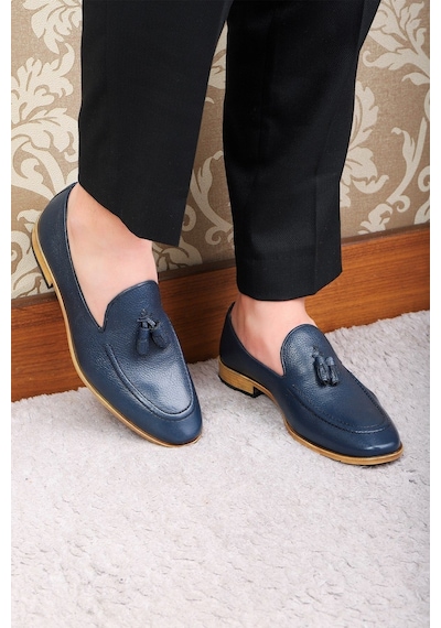 Ducavelli Tusa Hakiki Deri Erkek Klasik Ayakkabı, Loafer Klasik Ayakkabı