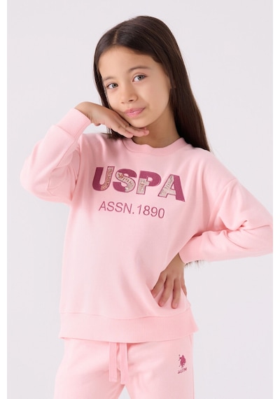 U.S. Polo Assn. Kız Çocuk Pembe Eşofman Takımı Us1969-c-v1 Pembe