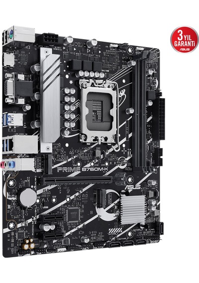 Asus Prıme B760m-k D5 Ddr5 8000mhz Oc Rgb M.2 Matx 1700p