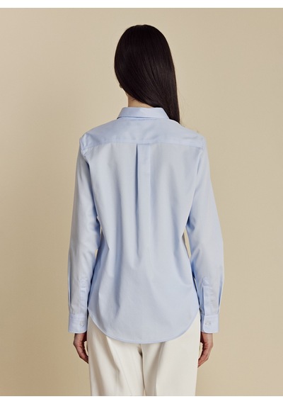 Brooks Brothers Mavi Kadın Gömlek Bbss26fsh001