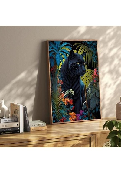 Ks Games Puzzle Black Panther With A Tropical 500 Parça