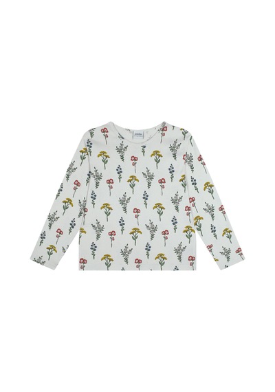 Antebies Botanik Bahçesi Uzun Kollu Pijama Takımı Krem