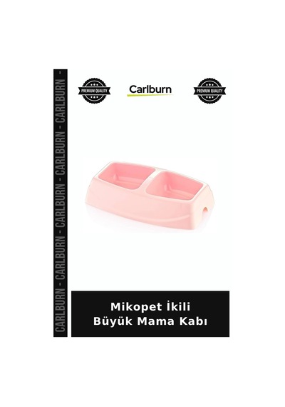 Özel Üretim Evcil Hayvan Kedi Köpek Beslenme Pratik Mikopet İkili Büyük Mama Kabı