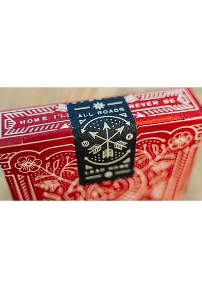 Bicycle Drifters Red Oyun Kağıdı Limited Edition Uspcc Koleksiyonluk İskambil Kartları Destesi