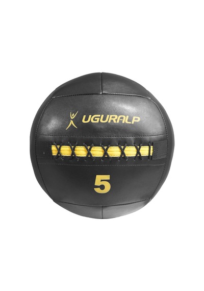 Uğuralp Deri Sağlık Topu 5Kg - Crossfit Model Medicine Ball