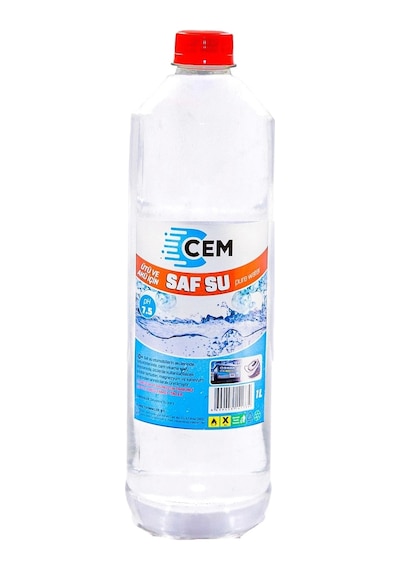 Cem Car Care Saf Su Ütü Ve Akü Suyu 1 Lt