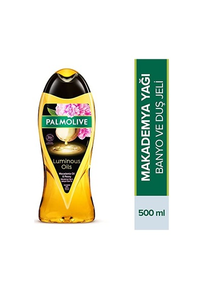 Palmolive Luminous Oils Makademya Yağı & Şakayık Özleri İle Banyo Ve Duş Jeli 500 Ml Acai Üzümü