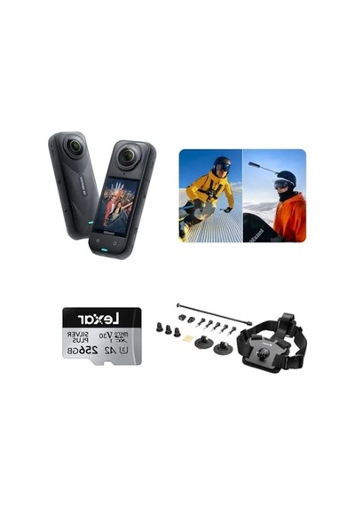 Yüksek Performanslı Aksiyon Kamerası - Kayak Kiti 256 Gb