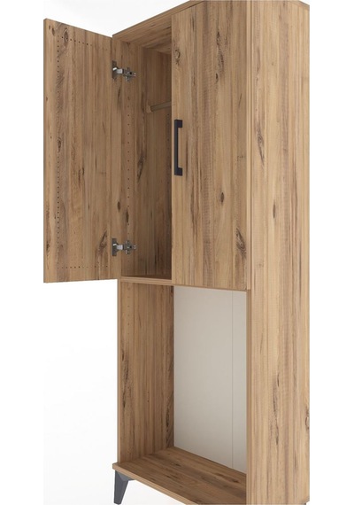 Arges Dolap Tek Raflı 2 Kapaklı Tek Askılı 60x30x163 Çam-çam Çam Arges Dolap Tek Raflı 2 Kapaklı Tek Askılı 60x30x163 Çam-çam Çam