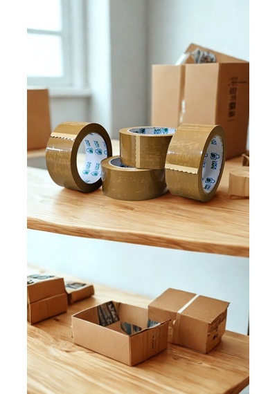 45mm Kahve Rengi Koli Bandı - Hotmelt - Extra Güçlü Yapışma 1