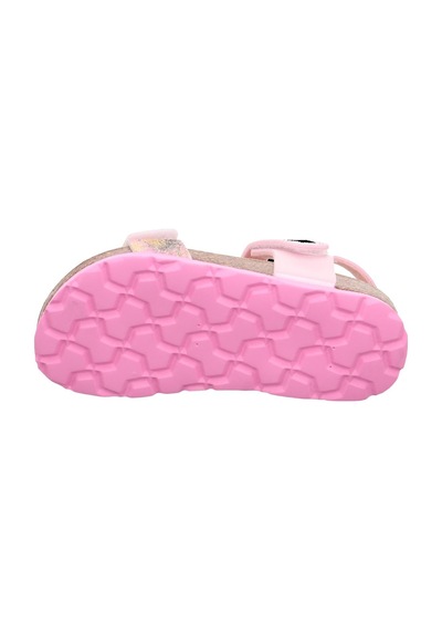 Nubebe Superfit Renkli Mantar Taban Sandalet Pembe Pembe